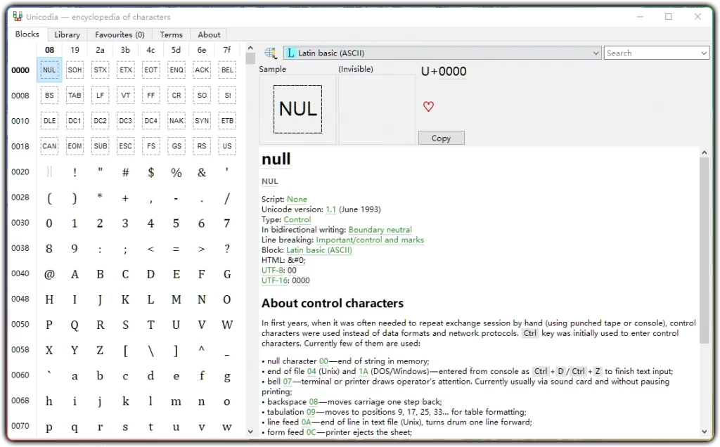 图片[1]-Unicodia v3.1.2 绿色版：免费实用Unicode字符查询工具-资源汇集