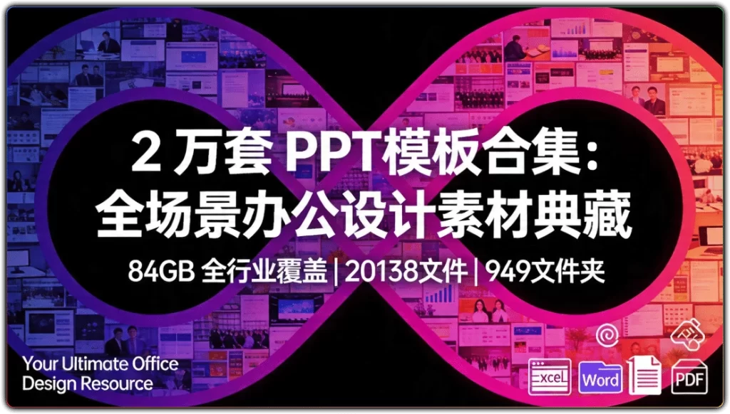 图片[1]-2 万套 PPT 模板合集 - 全场景办公设计素材典藏-资源汇集