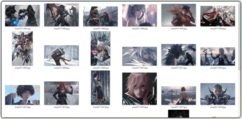 wlop2017 鬼刀壁纸 – 高清电脑壁纸全套打包下载-资源汇集