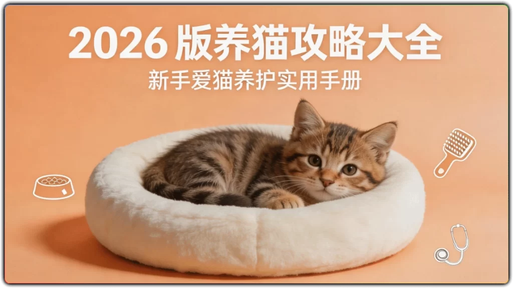 图片[1]-2026 版养猫攻略 | 新手猫咪养护实用大全手册-资源汇集