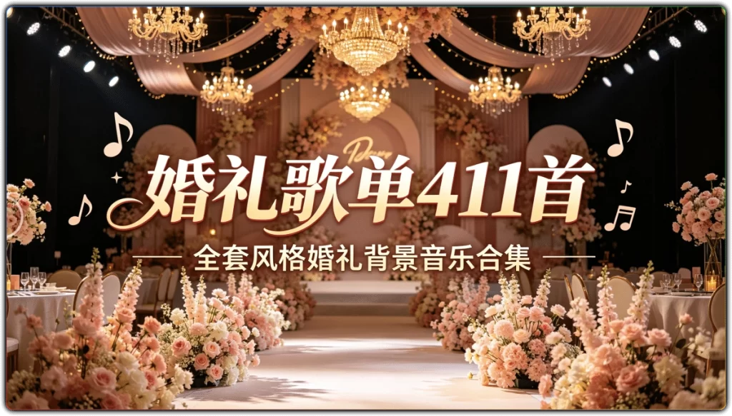 图片[1]-411首全套婚礼背景音乐丨中式西式婚礼通用歌单-资源汇集