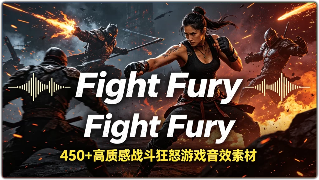 图片[1]-Fight Fury Vol 2战斗狂怒音效丨400+高清游戏影视打斗素材合集-资源汇集