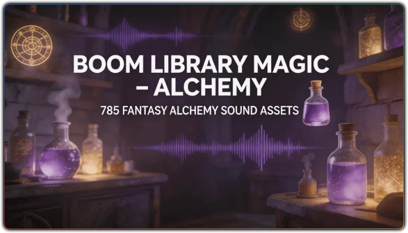 785 个奇幻魔法炼金音效素材包 | Boom Library Magic – Alchemy-资源汇集