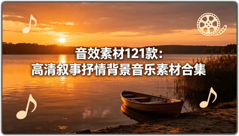121款高清叙事抒情背景音乐 | 影视短视频BGM素材合集-资源汇集