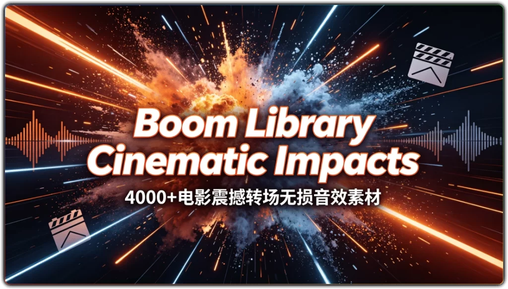 图片[1]-Boom Library电影转场音效素材丨4000+影视无损转场音效合集-资源汇集