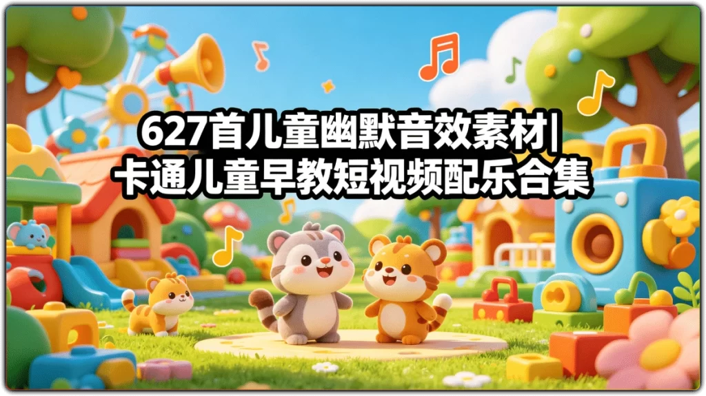 图片[1]-627首儿童幽默音效素材|卡通儿童早教短视频配乐合集-资源汇集