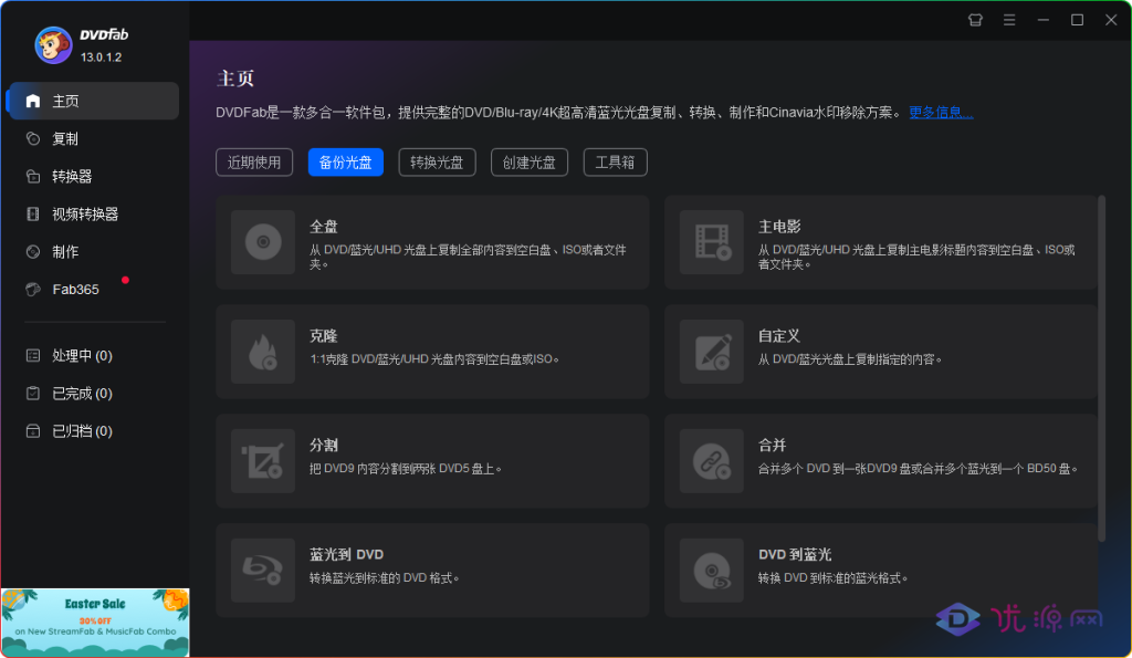 图片[1]-DVDFab v13.0.1.2：全能DVD蓝光刻录转换工具-资源汇集