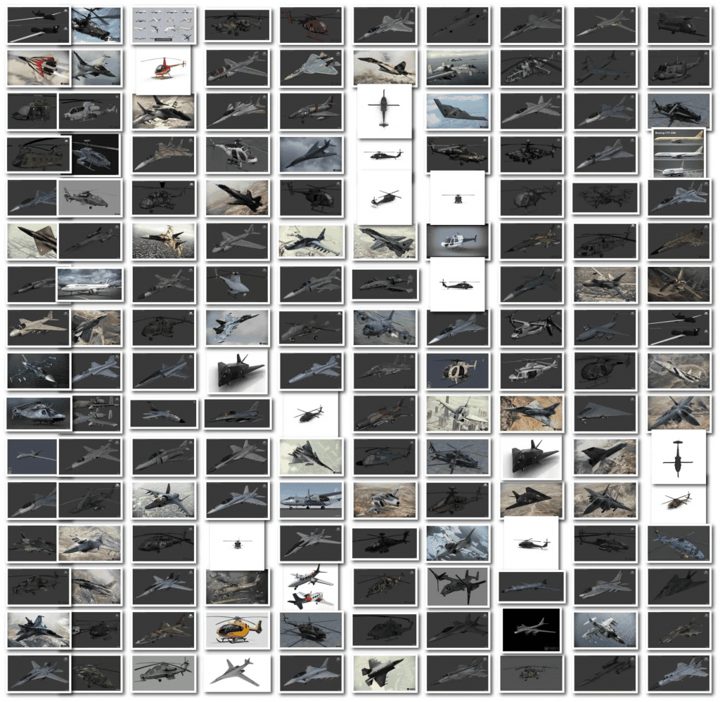 图片[3]-Planes 3D Models丨多格式飞机3D模型客机战斗机直升机素材-资源汇集