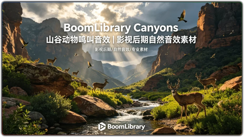 图片[1]-BoomLibrary Canyons 山谷动物鸣叫音效 | 影视后期自然音效素材-资源汇集