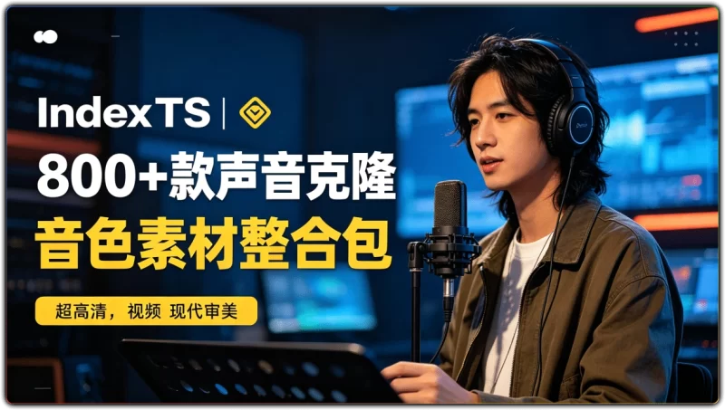IndexTTS丨800+款声音克隆音色素材整合包-资源汇集