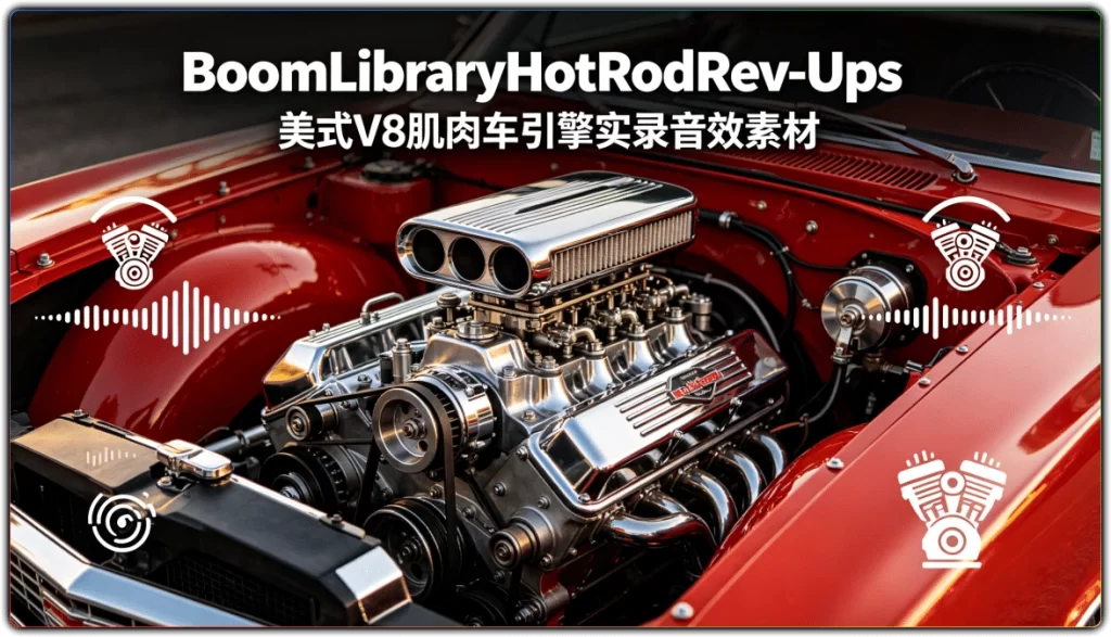 图片[1]-BoomLibraryHotRodRev-Ups | 美式 V8 肌肉车引擎实录音效素材-资源汇集