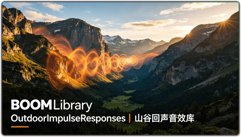 BOOMLibraryOutdoorImpulseResponses丨山谷回声音效库-资源汇集
