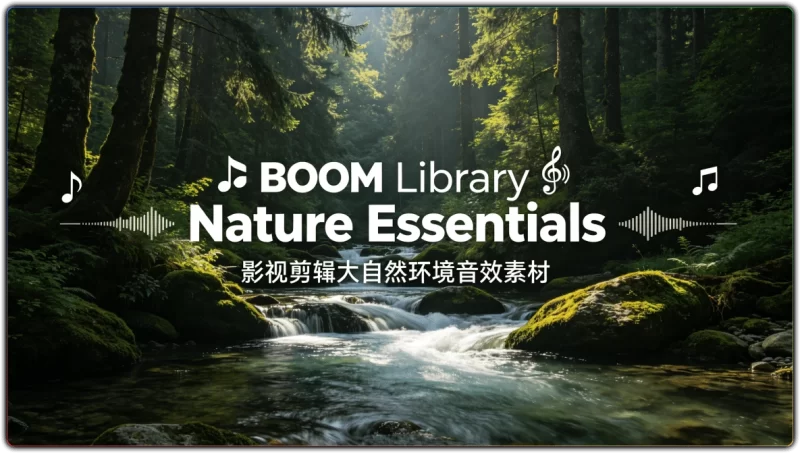 BOOM Library Nature Essentials | 影视剪辑大自然环境音效素材-资源汇集