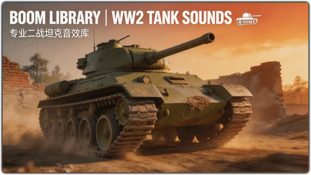图片[1]-BoomLibraryWW2Tanks | 二战写实坦克原声 WAV 音效素材合集-资源汇集