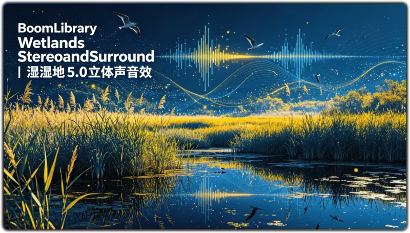 BoomLibraryWetlandsStereoandSurround丨湿地5.0立体声音效-资源汇集