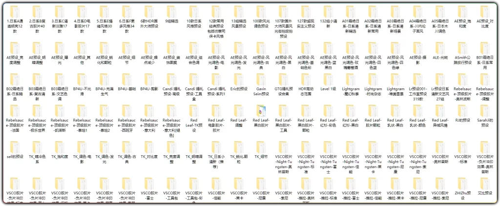 图片[2]-16000+精选调色预设合集 | 支持 PS LR 中文分类一键调色-资源汇集