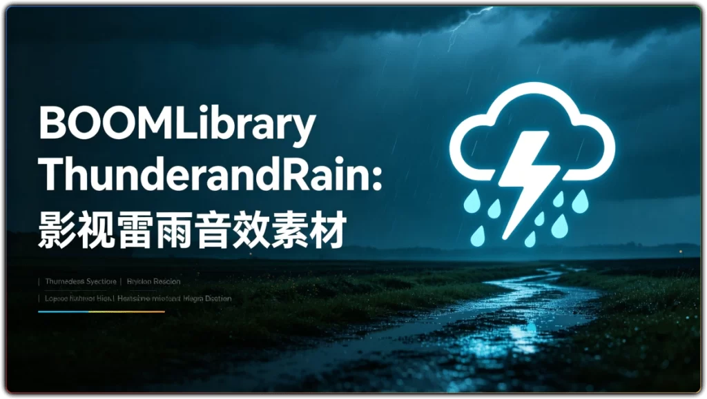 图片[1]-BOOMLibraryThunderandRain | 高清实景雷雨音效素材-资源汇集