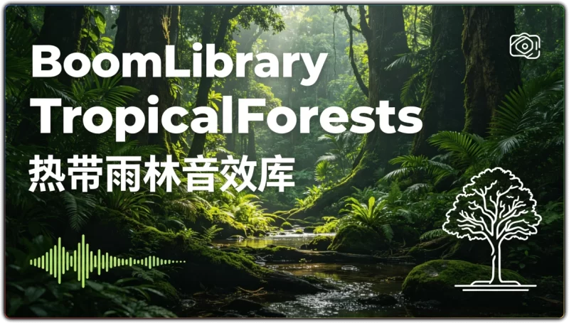 BoomLibraryTropicalForests丨热带雨林音效库-资源汇集
