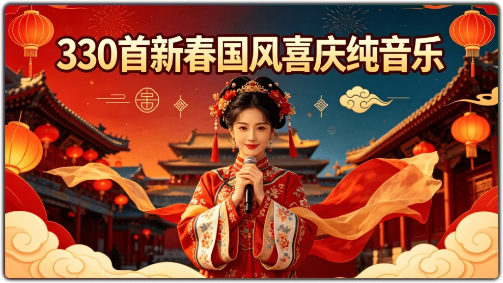 图片[1]-330首新春国风喜庆纯音乐丨短视频新年背景音乐素材-资源汇集
