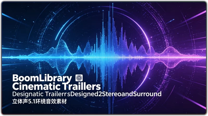 BoomLibraryCinematicTrailersDesigned2StereoandSurround | 立体声5.1环绕商用无损素材-资源汇集