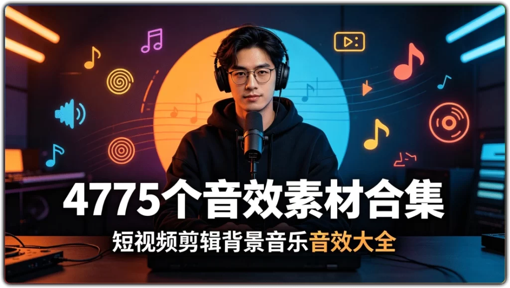 图片[1]-4775个音效素材合集丨短视频剪辑背景音乐音效大全-资源汇集