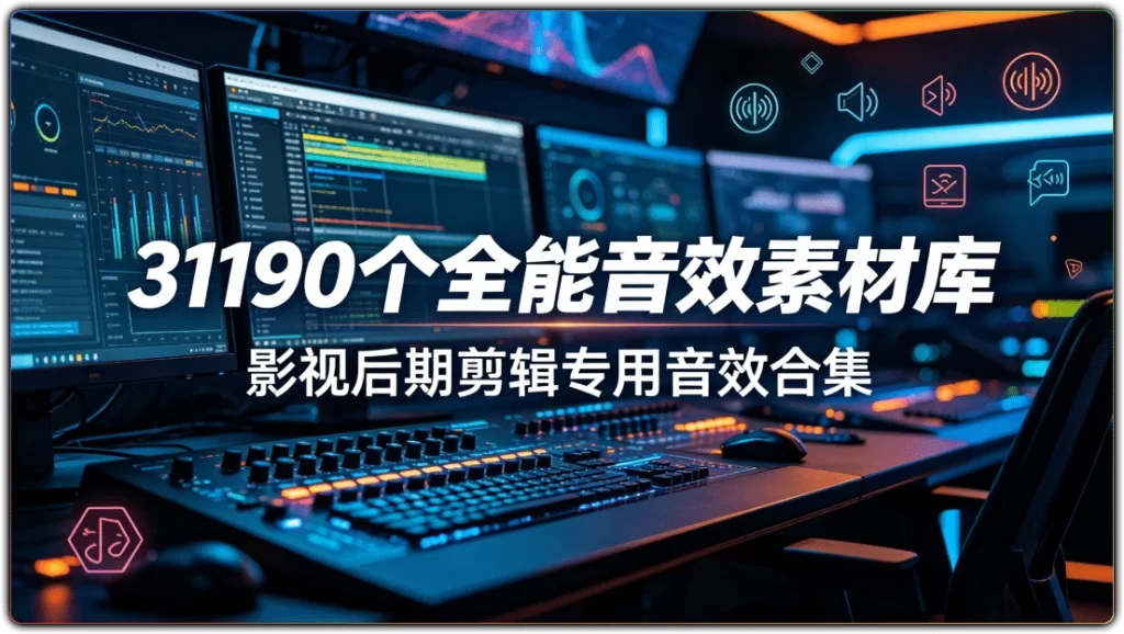 图片[1]-31190款音效素材库丨影视后期剪辑专用音效合集-资源汇集