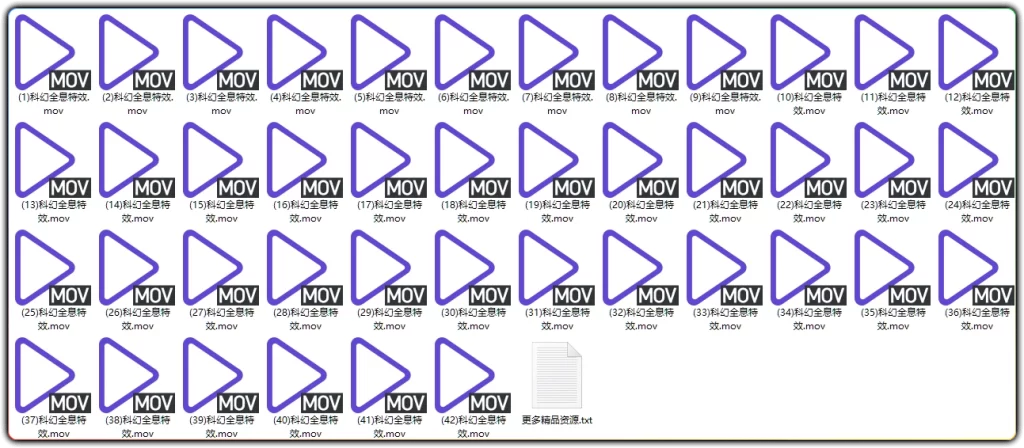 图片[2]-赛博朋克全息特效素材丨108款MOV透明通道剪辑资源-资源汇集