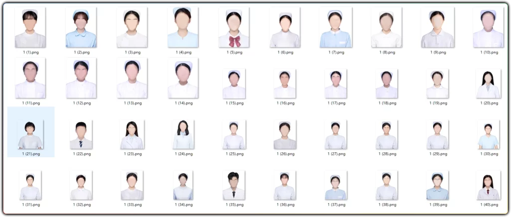图片[2]-41款护士证件照换脸PSD素材 | 医疗职业证件分层模板合集-资源汇集