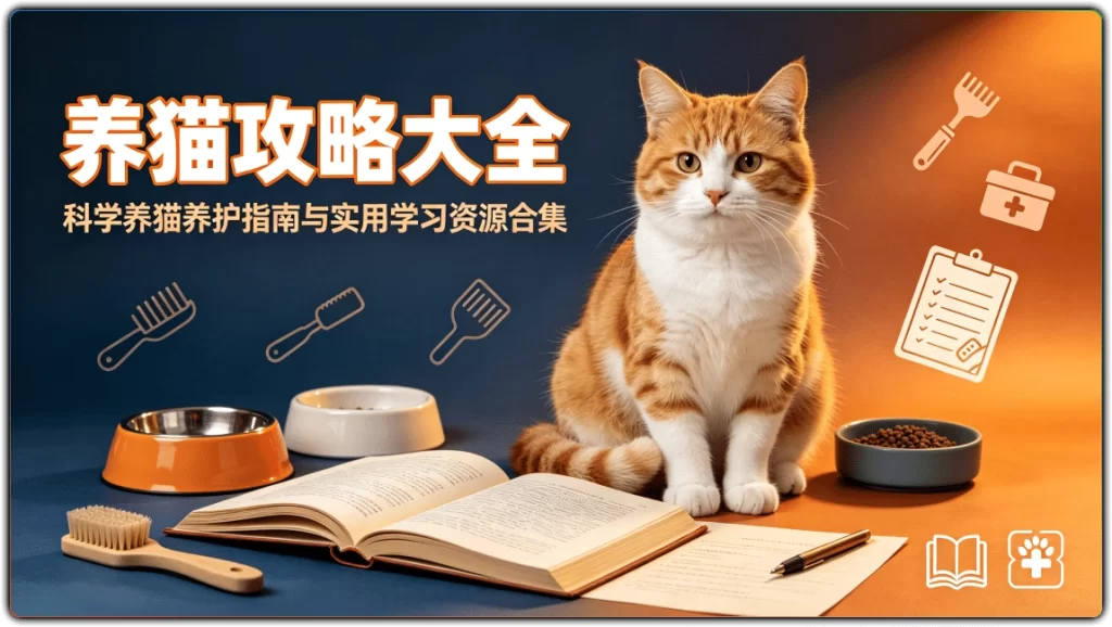 图片[1]-养猫攻略大全丨科学养猫养护指南与实用学习资源合集-资源汇集