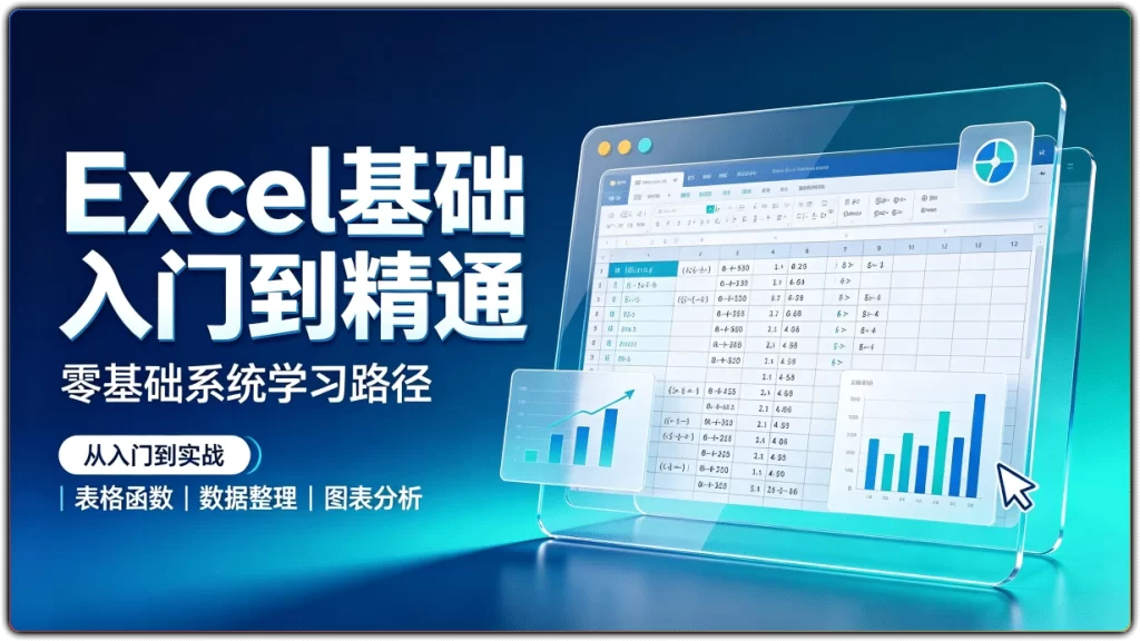 图片[1]-Excel基础入门到精通丨零基础系统学习路径-资源汇集