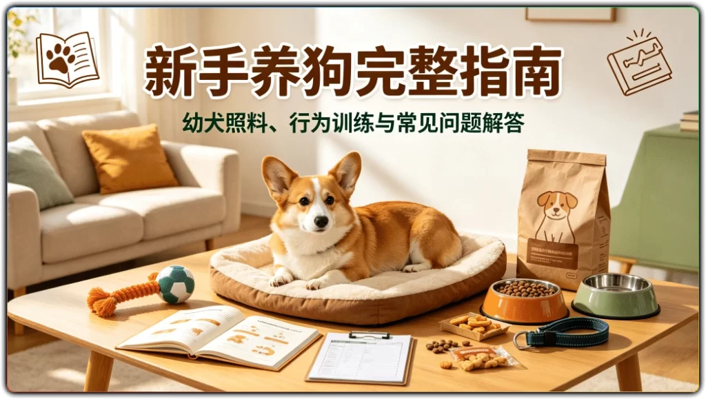图片[1]-新手养狗完整指南丨幼犬喂养训练全套实操教程-资源汇集