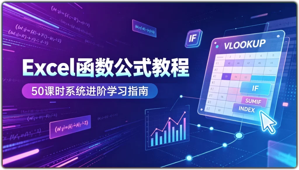 图片[1]-Excel函数公式教程丨50课时系统进阶学习指南-资源汇集