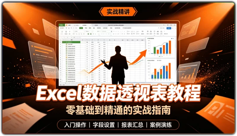 Excel数据透视表教程丨零基础到精通的实战指南-资源汇集