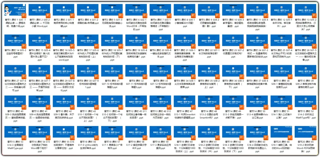 图片[2]-和秋叶一起学Word丨65堂实战课搞定长文档排版-资源汇集