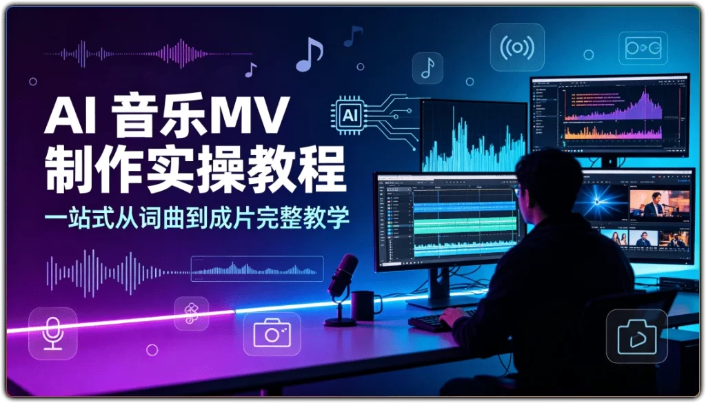 图片[1]-AI 音乐MV制作实操教程｜一站式从词曲到成片完整教学-资源汇集
