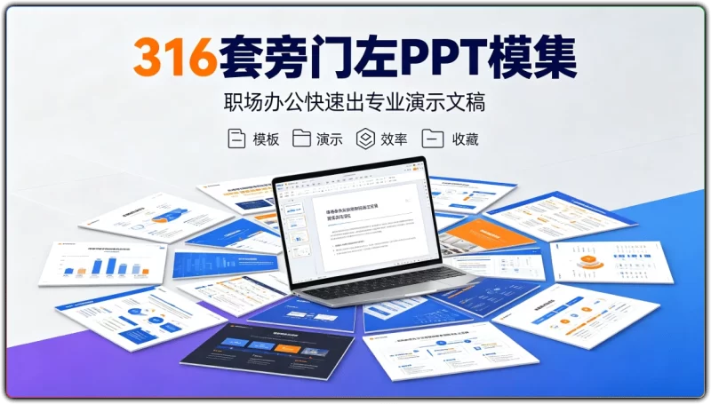 316套旁门左PPT模集 | 职场办公快速出专业演示文稿-资源汇集