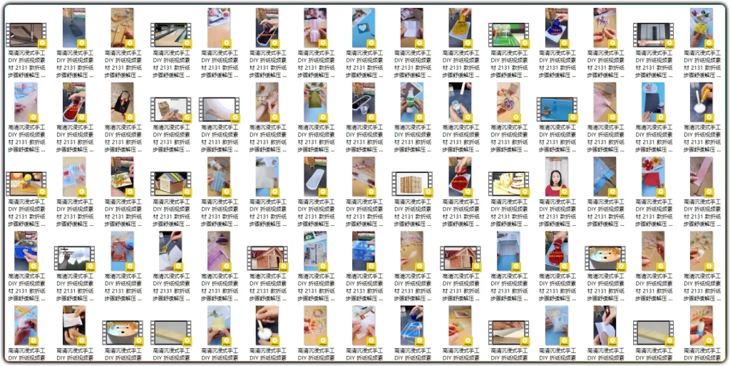 图片[2]-2131 款手工折纸视频素材丨沉浸式减压 DIY 短视频合集-资源汇集