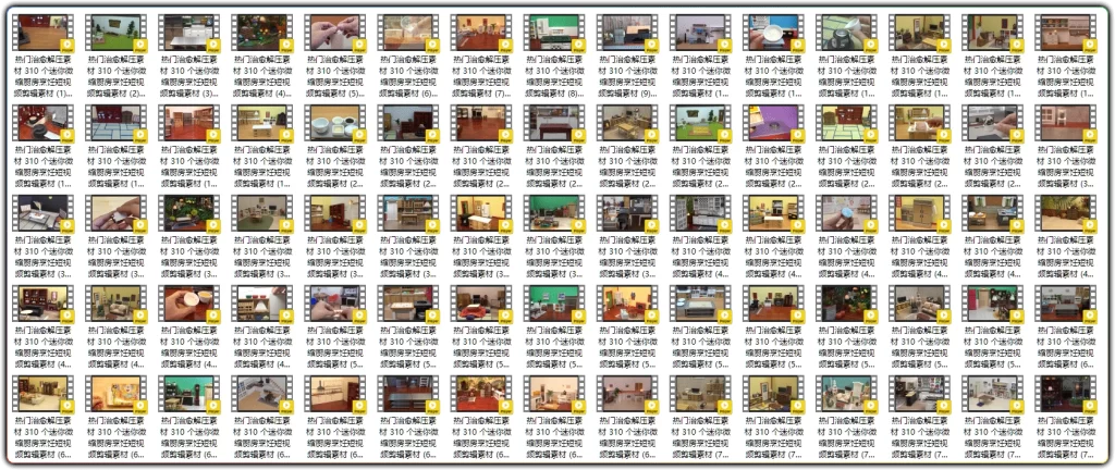 图片[2]-迷你厨房解压视频素材丨310个微缩烹饪短视频资源-资源汇集