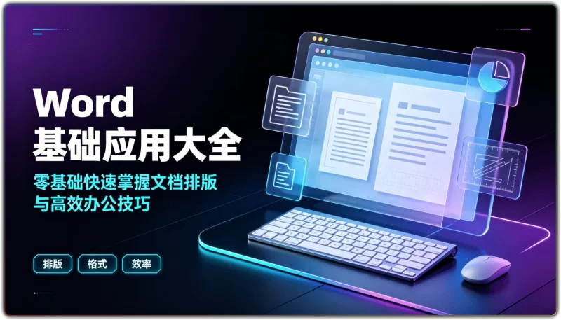 Word基础应用大全：零基础快速掌握文档排版与高效办公技巧-资源汇集