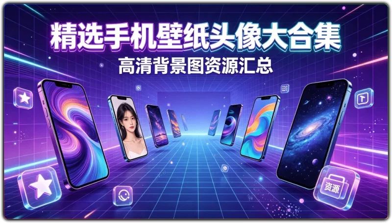 精选手机壁纸头像大合集丨高清背景图资源汇总-资源汇集